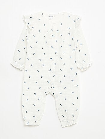 Dors-bien sans pieds en double gaze de coton