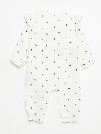 Dors-bien sans pieds en double gaze de coton