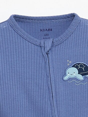 Dors bien zippé léger manches courtes all-over