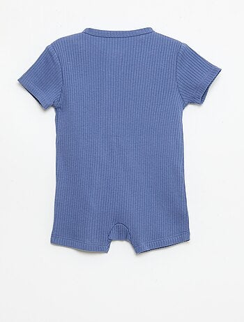 Dors bien zippé léger manches courtes all-over