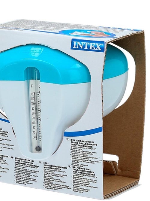 Doseur de chlore flottant avec thermomètre - Kiabi
