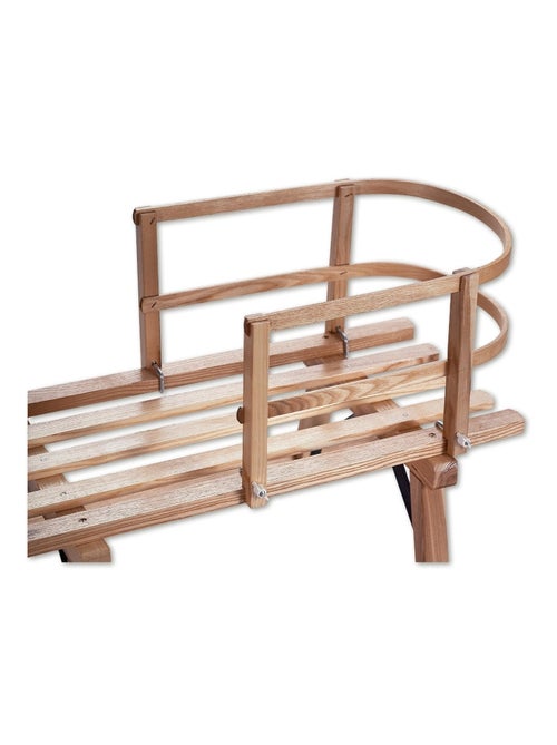 Dossier pour luge en bois - Kiabi
