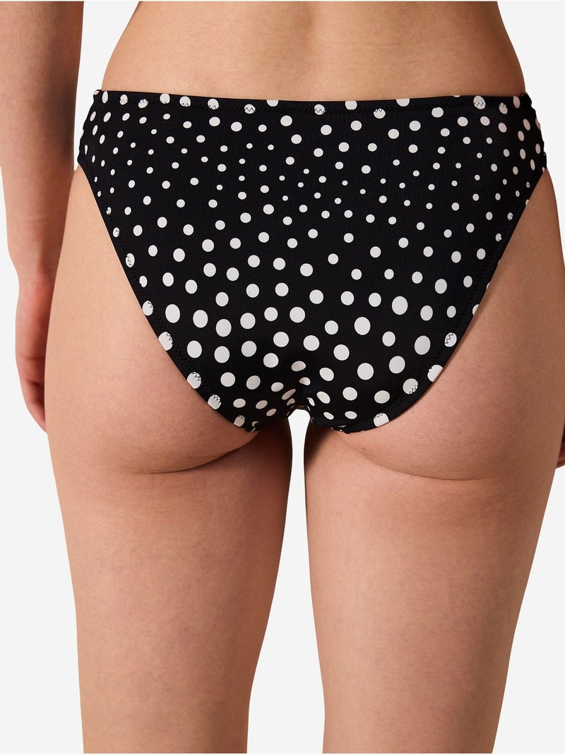 Dots chic bas de bikini penti Noir - Kiabi