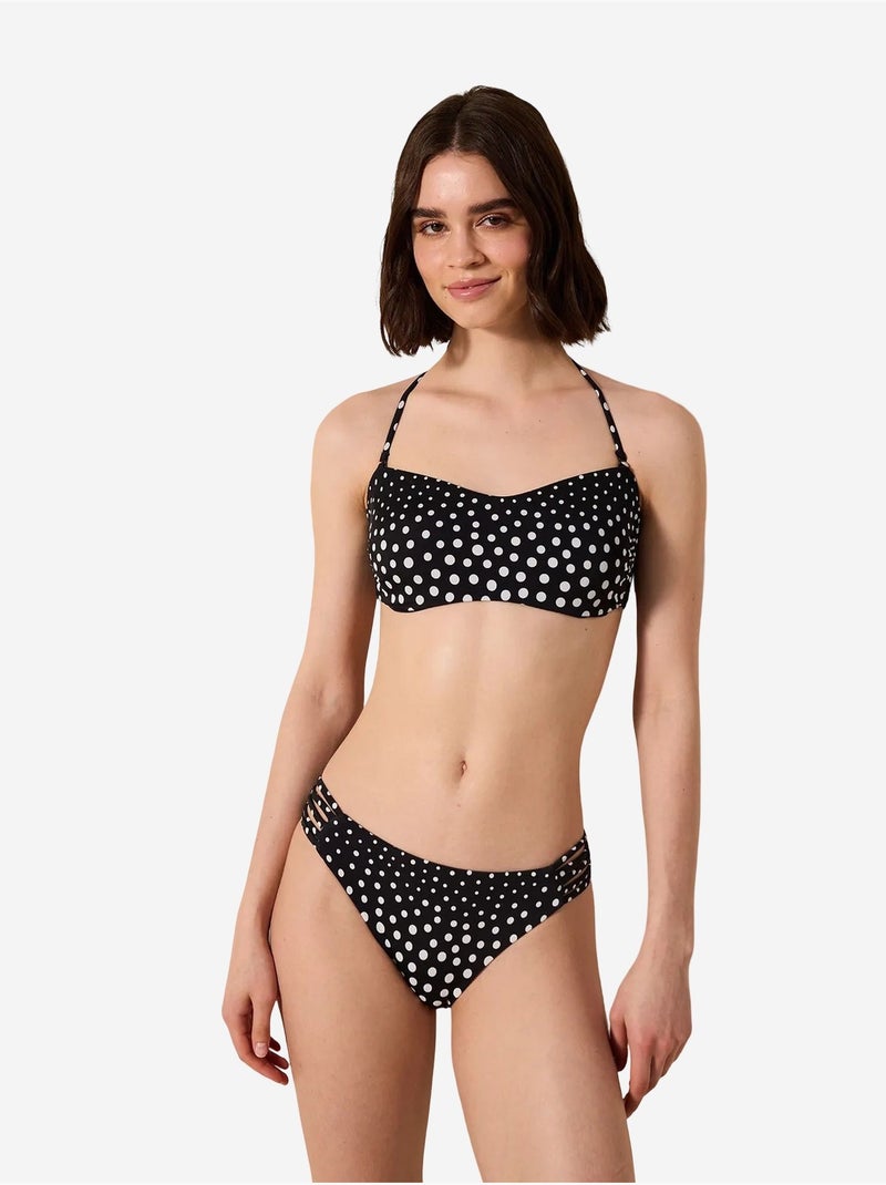 Dots chic bas de bikini penti Noir - Kiabi
