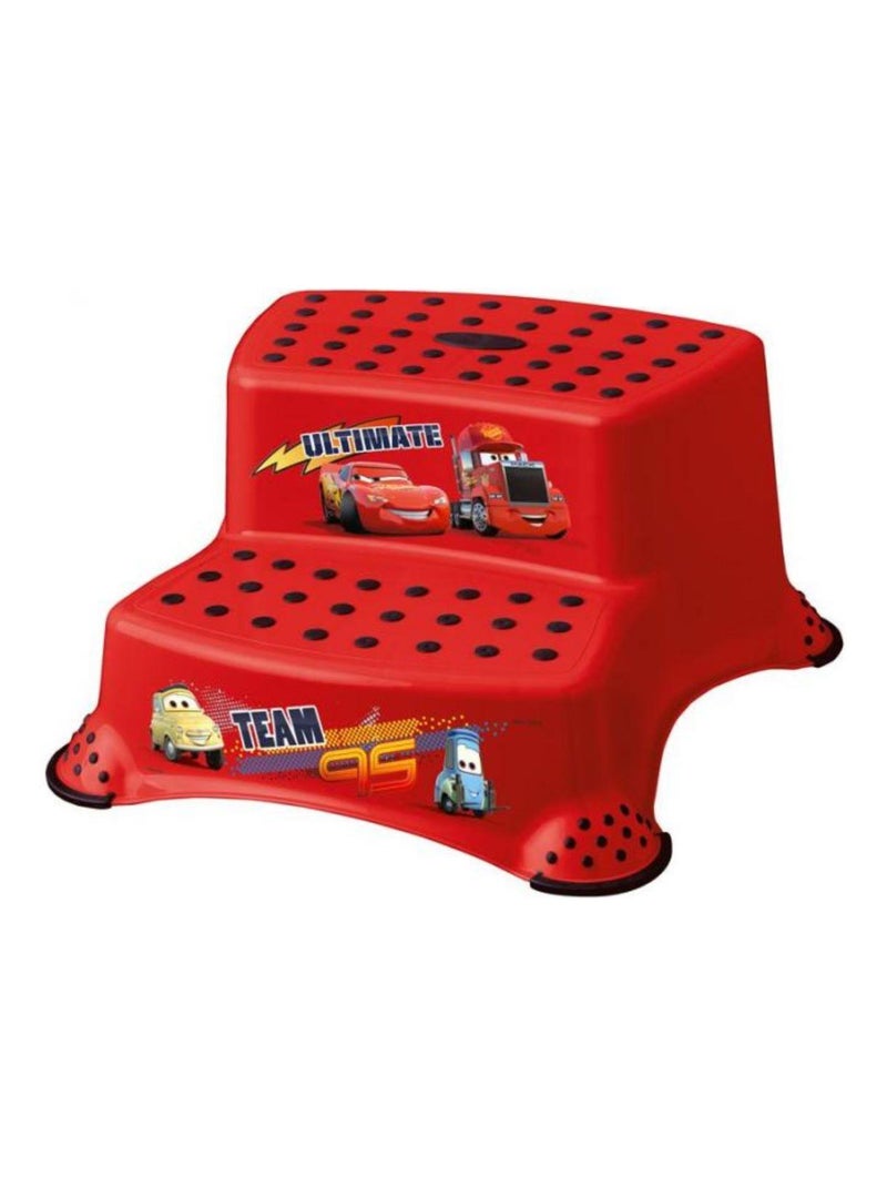 DOUBLE MARCHE-PIEDS ANTIDÉRAPANT DISNEY "CARS" Rouge - Kiabi