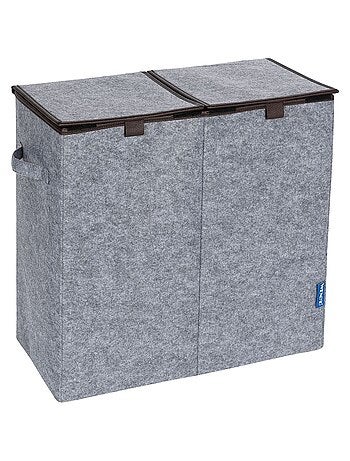 Double panier à linge en feutrine SCANDI