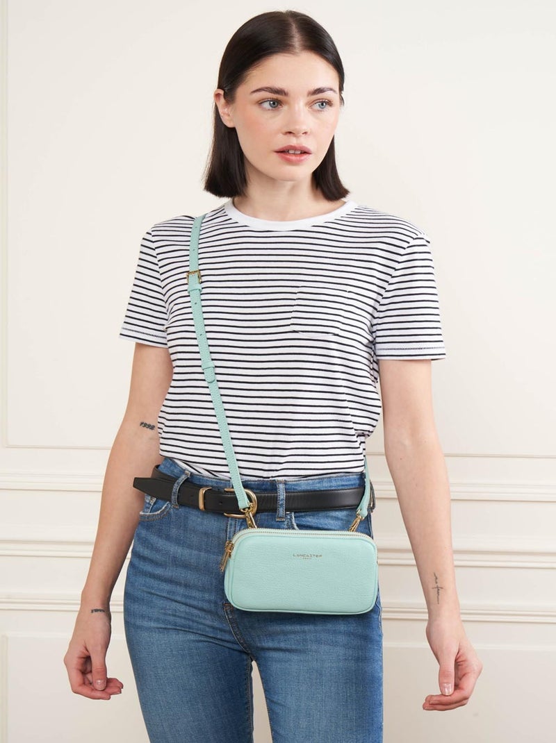 Double pochette Zippé Dune Lancaster Bleu - Kiabi