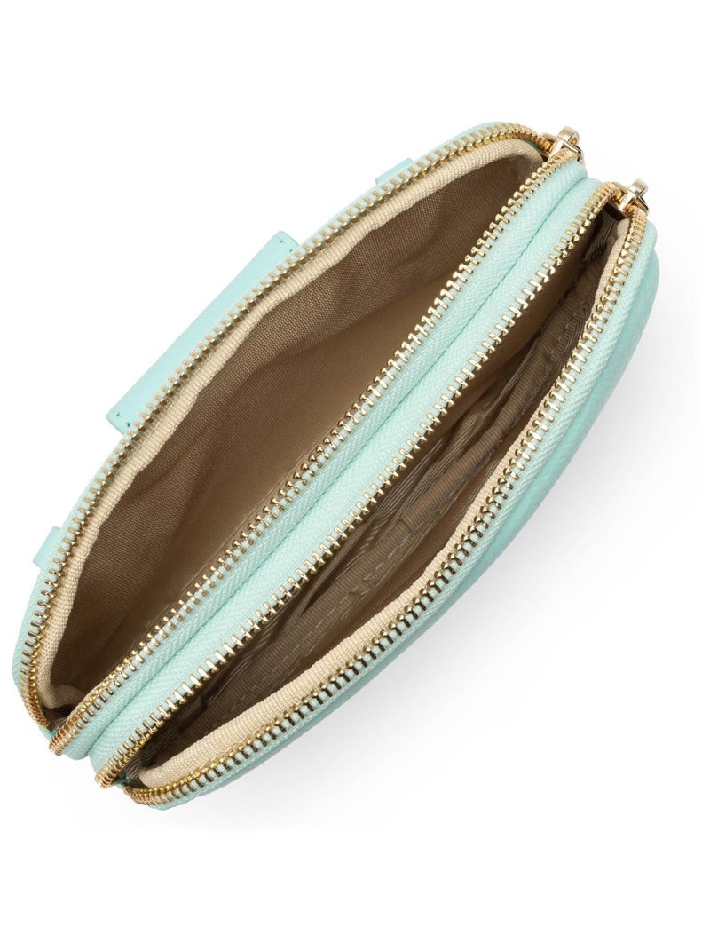Double pochette Zippé Dune Lancaster Bleu - Kiabi
