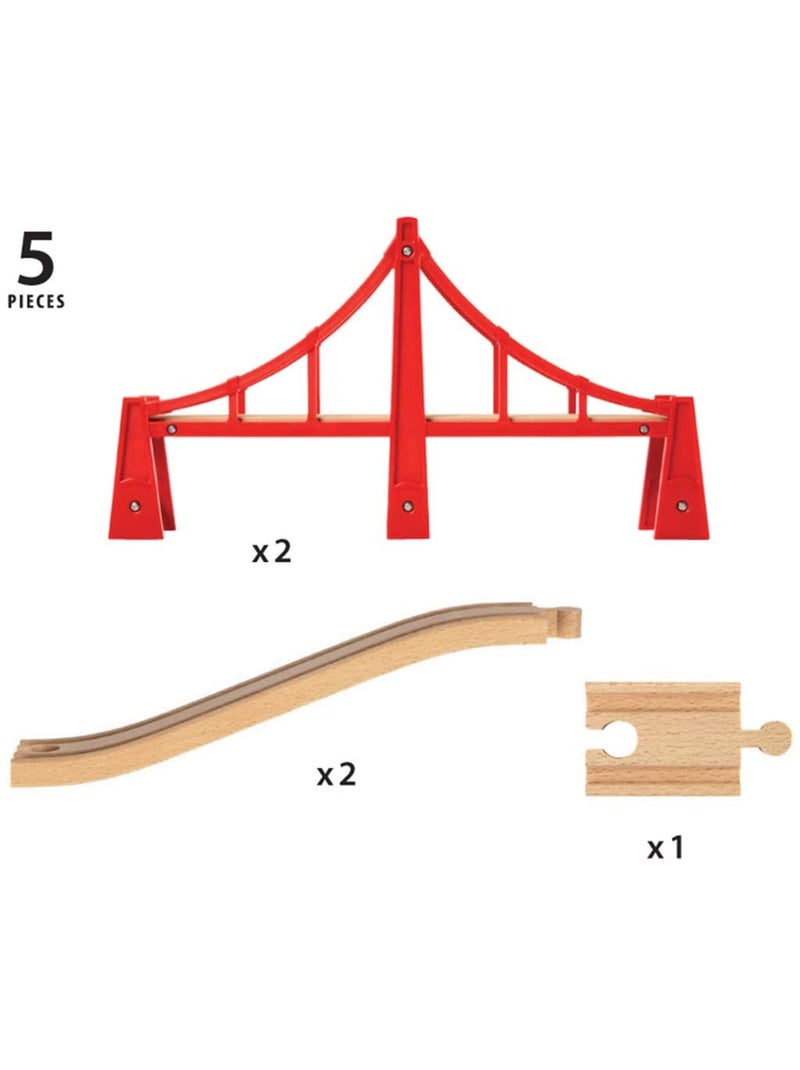 Double pont suspendu Rouge - Kiabi