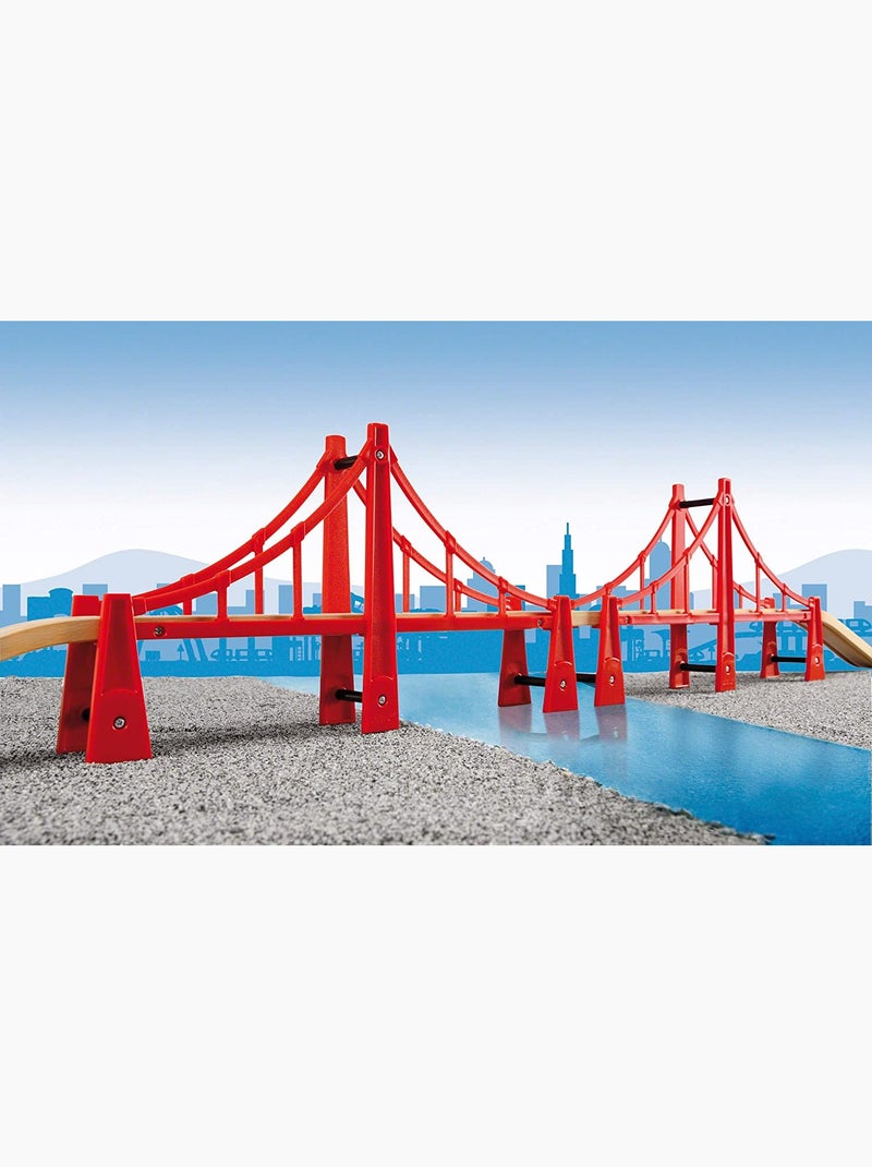 Double pont suspendu Rouge - Kiabi