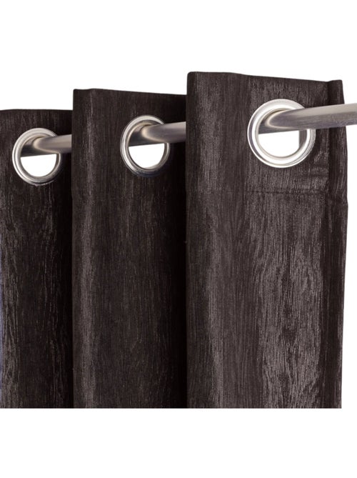 Double Rideau ameublement faux uni - Kiabi