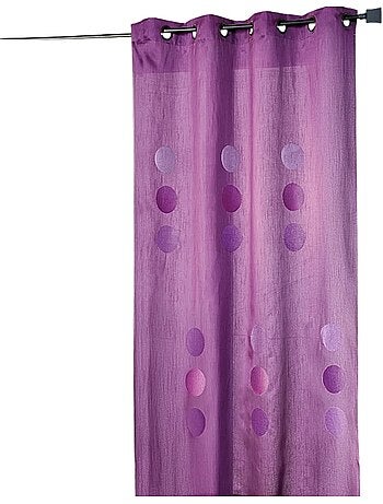 Double Rideau taffetas shantung 'gros pois'