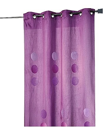 Double Rideau taffetas shantung 'gros pois'