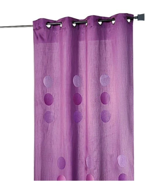 Double Rideau taffetas shantung 'gros pois' - Kiabi