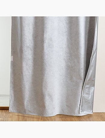 Doublure thermique occultante pour rideau isolation