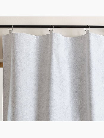 Doublure thermique occultante pour rideau isolation