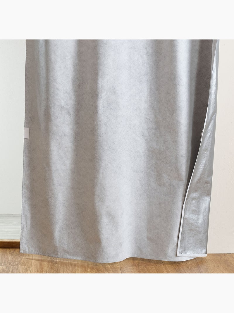 Doublure thermique occultante pour rideau isolation Argent - Kiabi