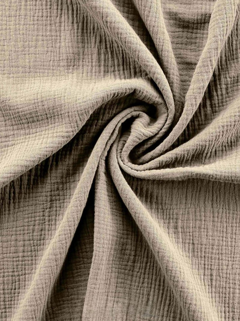 Douceur d'Intérieur - Housse de couette + 2 taies d'oreiller Angelia Beige sable - Kiabi