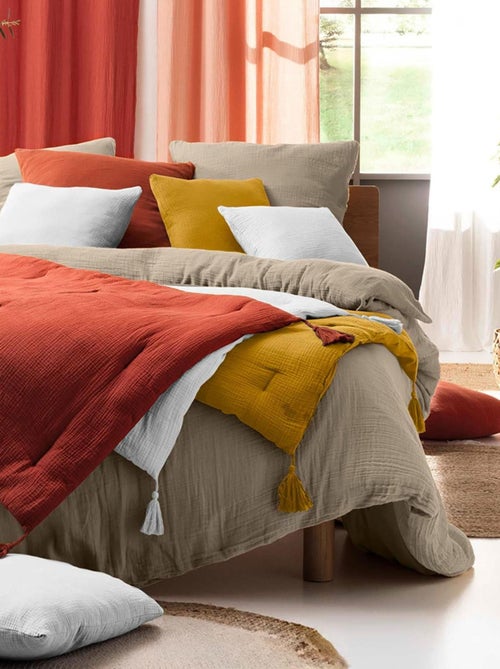 Douceur d'Intérieur - Housse de couette + 2 taies d'oreiller Angelia - Kiabi