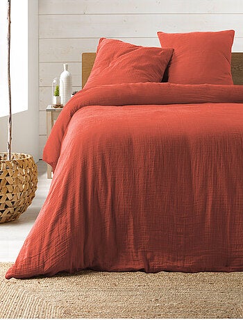 Parure de lit en gaze de coton