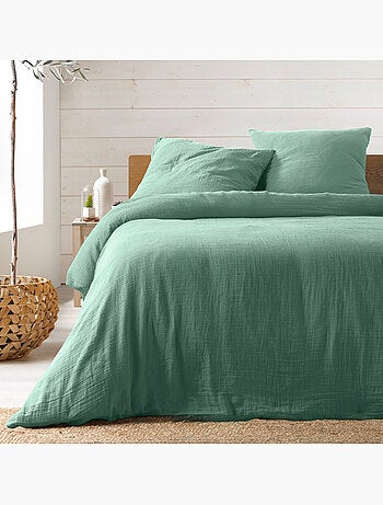 Parure de lit en gaze de coton