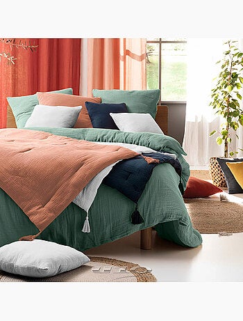 Parure de lit en gaze de coton