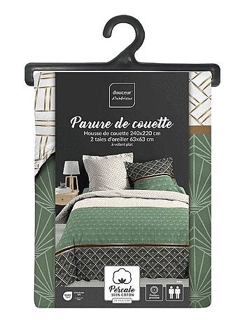 Douceur d'Intérieur - Housse de couette + 2 taies d'oreiller Belor