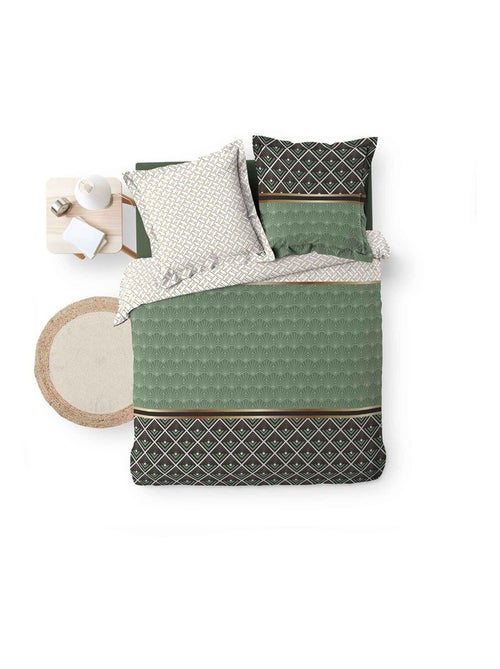 Douceur d'Intérieur - Housse de couette + 2 taies d'oreiller Belor - Kiabi
