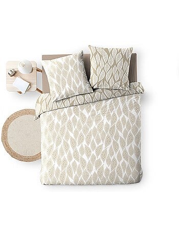 Douceur d'Intérieur - Housse de couette + 2 taies d'oreiller Mareva