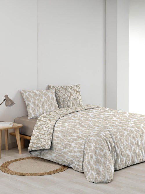 Douceur d'Intérieur - Housse de couette + 2 taies d'oreiller Mareva - Kiabi