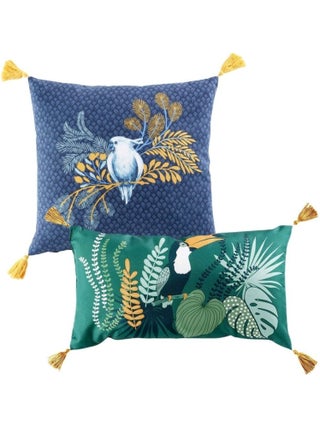 Douceur d'Intérieur - Lot de 2 coussins Coco Brazil