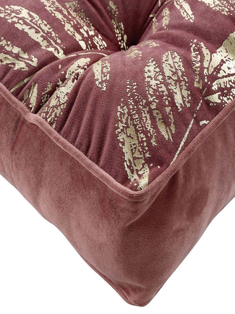 Douceur d'Intérieur - Lot de 2 coussins de sol Adelor rose Rose - Kiabi