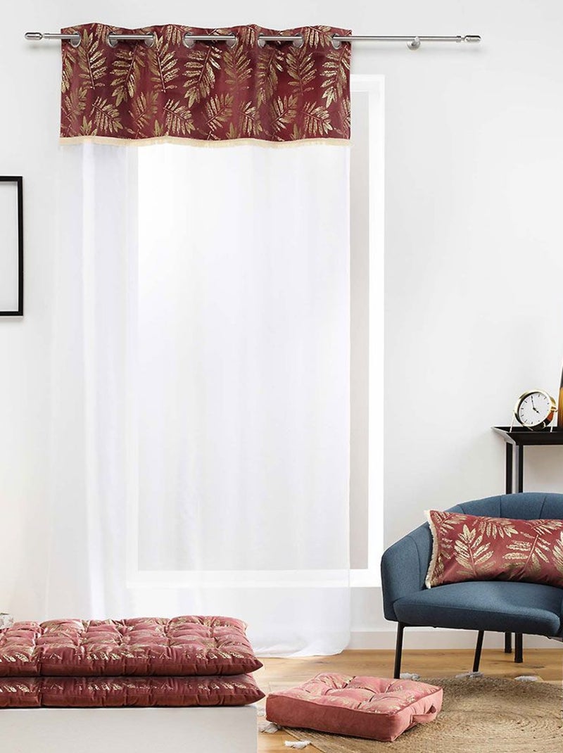 Douceur d'Intérieur - Lot de 2 coussins de sol Adelor rose Rose - Kiabi