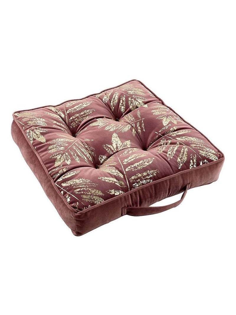 Douceur d'Intérieur - Lot de 2 coussins de sol Adelor rose Rose - Kiabi