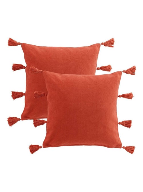 Douceur d'Intérieur - Lot de 2 coussins Tasselina - Kiabi