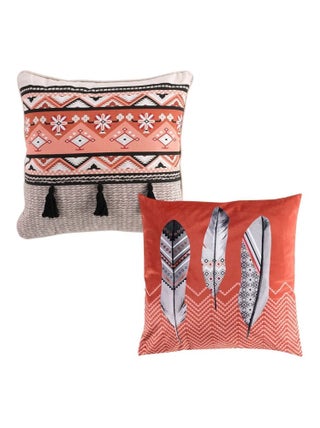 Douceur d'Intérieur - Lot de 2 coussins Trilena Indiany