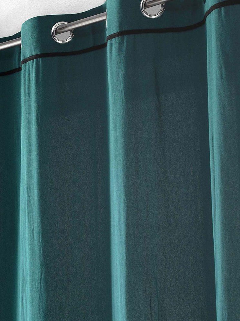 Douceur d'Intérieur - Lot de 2 rideaux Linette Bleu - Kiabi