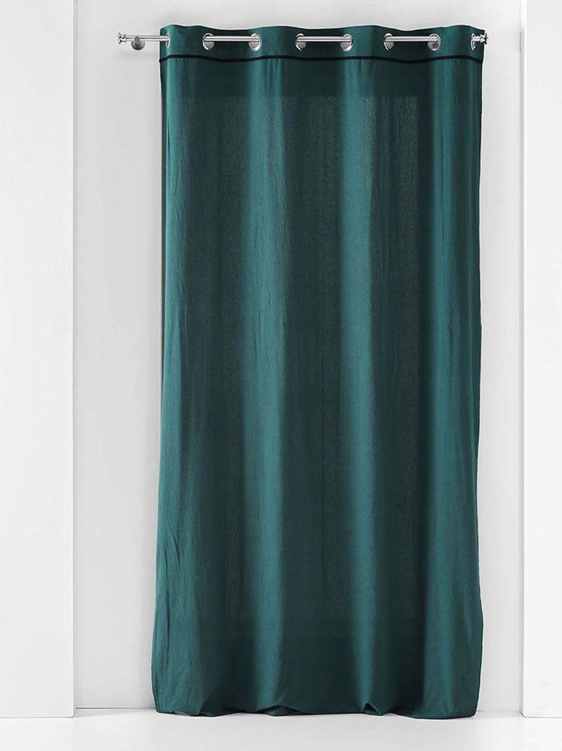 Douceur d'Intérieur - Lot de 2 rideaux Linette Bleu - Kiabi