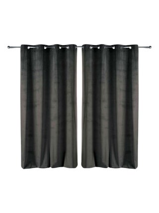 Douceur d'Intérieur - Lot de 2 rideaux Velvetine
