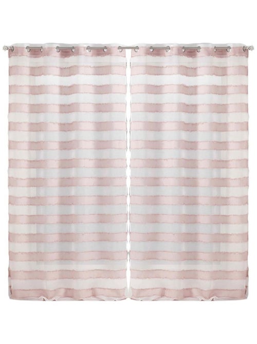 Douceur d'Intérieur - Lot de 2 voilages Lalina - Kiabi