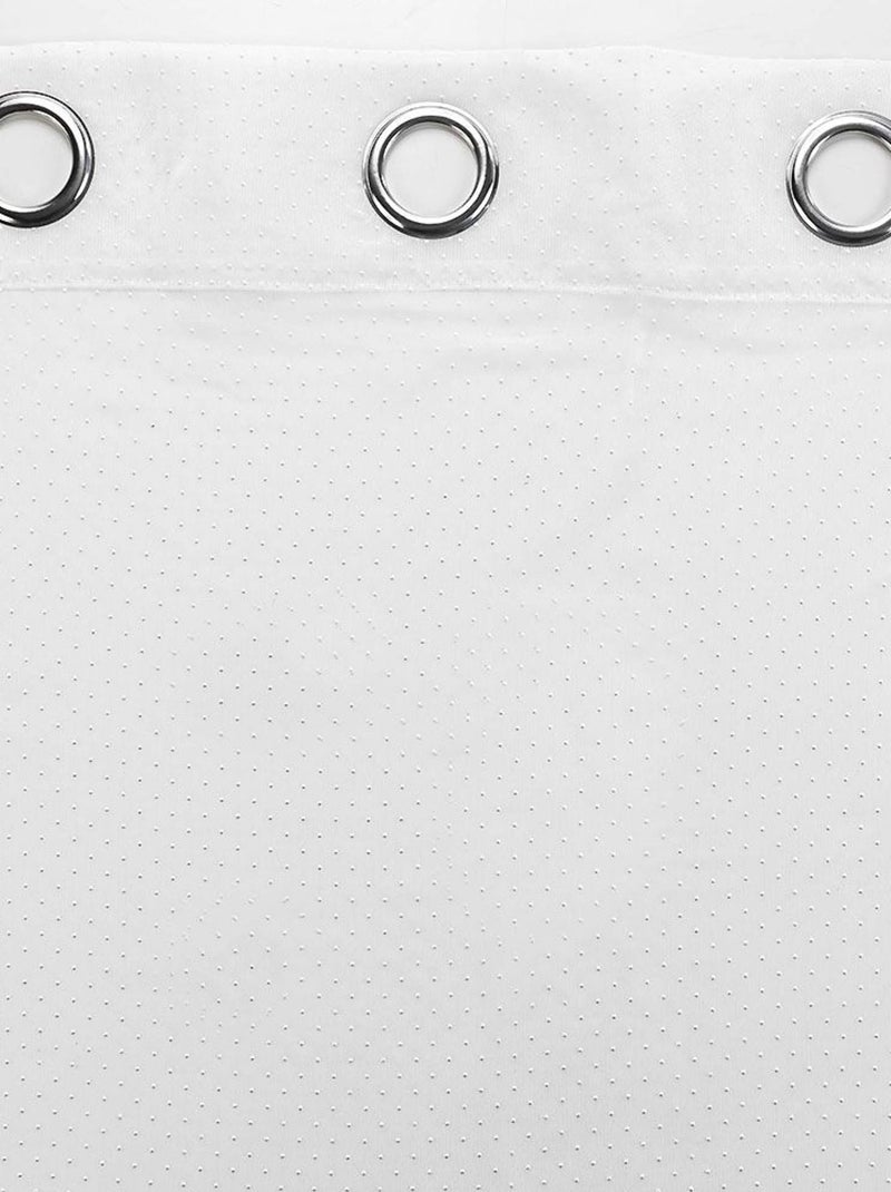Douceur d'Intérieur - Lot de 2 voilages Perlina Blanc - Kiabi