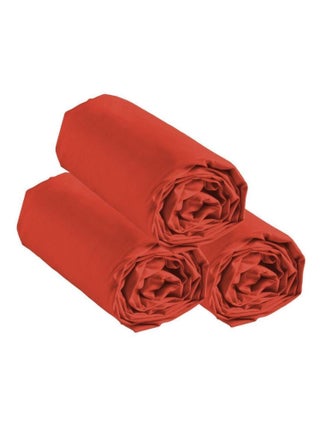 Douceur d'Intérieur - Lot de 3 draps housse Lina