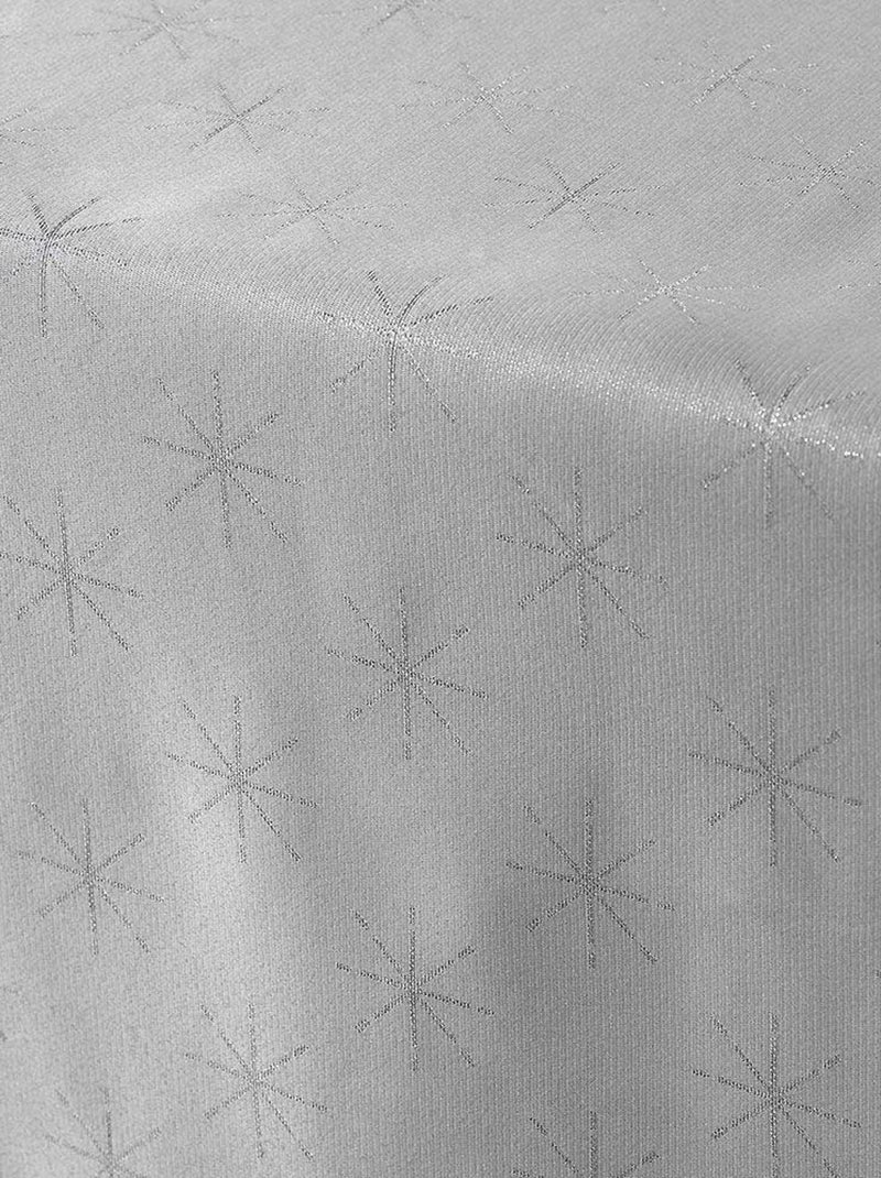 Douceur d'Intérieur - Nappe rectangulaire Etoiles Gris - Kiabi