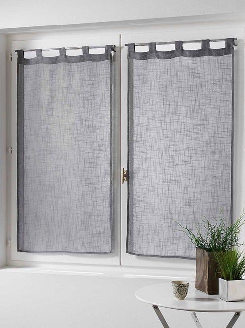 Douceur d'Intérieur - Paire Voilages 2 x Haltona - Kiabi
