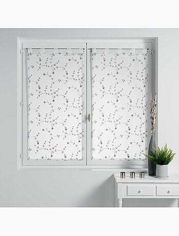 Douceur d'Intérieur - Paire Voilages 2 x Petite Fleur