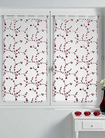 Douceur d'Intérieur - Paire Voilages 2 x Petite Fleur