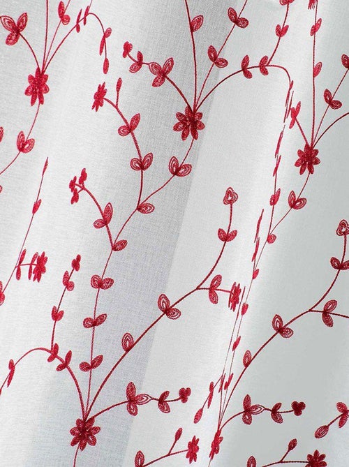 Douceur d'Intérieur - Paire Voilages 2 x Petite Fleur - Kiabi