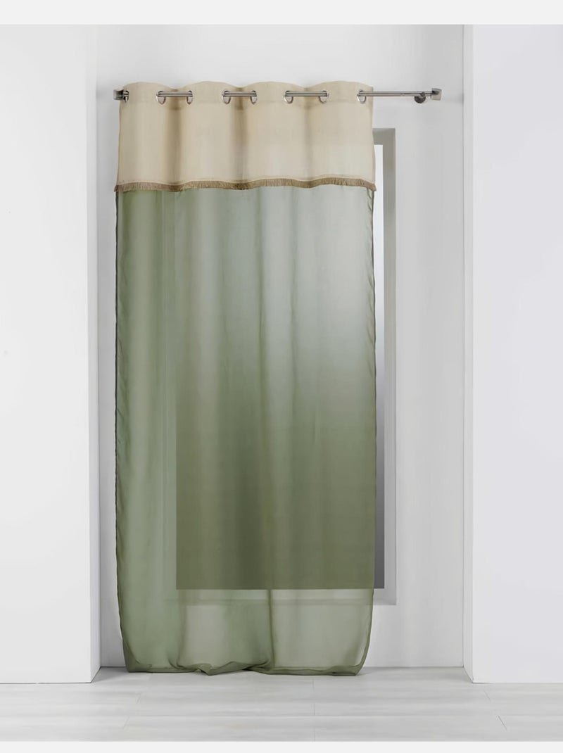 Douceur d'Intérieur - Panneau voile Greenybel Vert - Kiabi