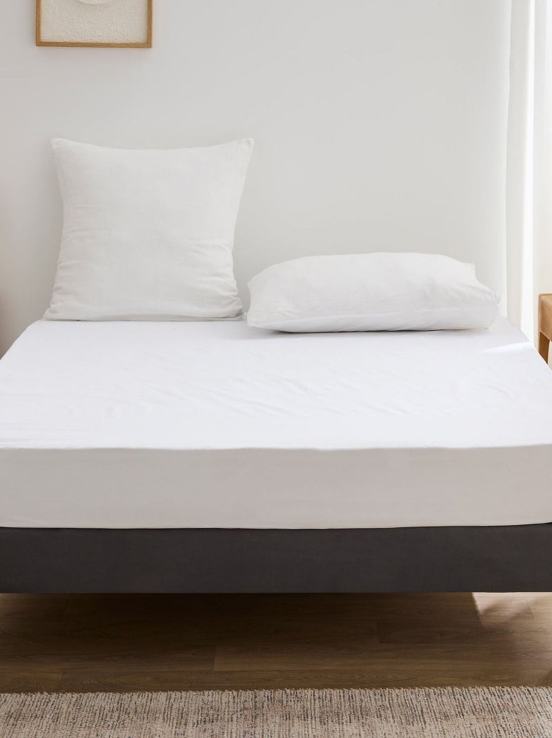 Douceur d'Intérieur - Protection literie Molly 30 Blanc - Kiabi