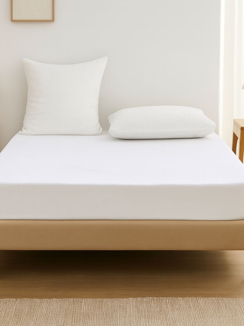 Douceur d'Intérieur - Protection literie Ponny anti acariens 30 Blanc - Kiabi